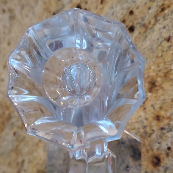 Vintage Val St. Lambert crystal candlestick holder - Picture 8 of 17